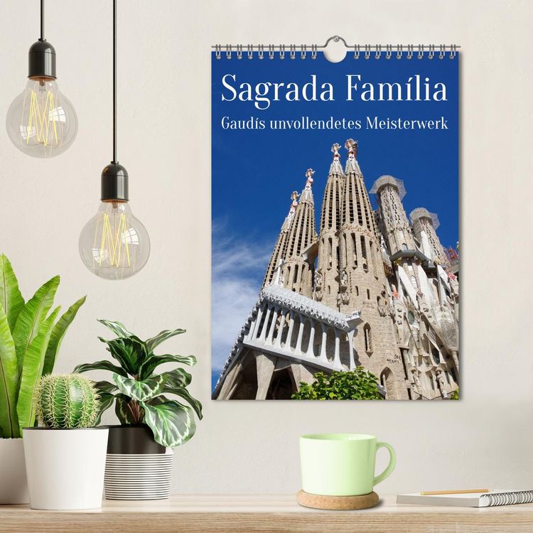 Produktbild: Sagrada Fam&iacute;lia - Gaud&iacute;s unvollendetes Meisterwerk (Wandkalender 2026 DIN A4 hoch), CALVENDO Monatskalender