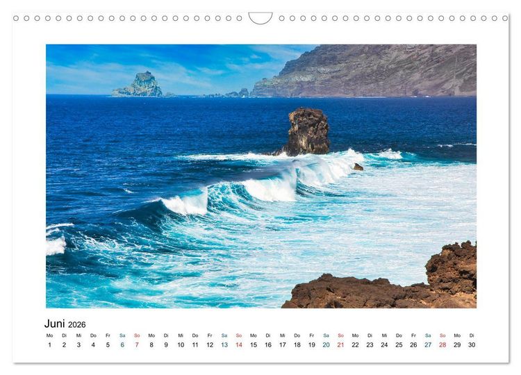 Produktbild: El Hierro - Insel mit allen Sinnen (Wandkalender 2026 DIN A3 quer), CALVENDO Monatskalender