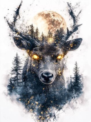 Produktbild: CALVENDO Puzzle Hirsch | 1000 Teile Lege-Gr&ouml;&szlig;e 64x48cm Foto-Puzzle f&uuml;r gl&uuml;ckliche Stunden