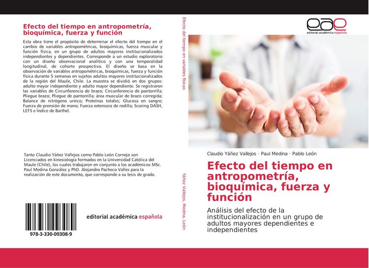 Produktbild: Efecto del tiempo en antropometr&iacute;a, bioqu&iacute;mica, fuerza y funci&oacute;n