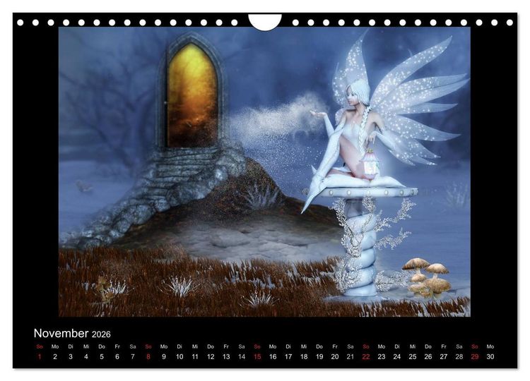 Produktbild: Elfenlichter (Wandkalender 2026 DIN A4 quer), CALVENDO Monatskalender