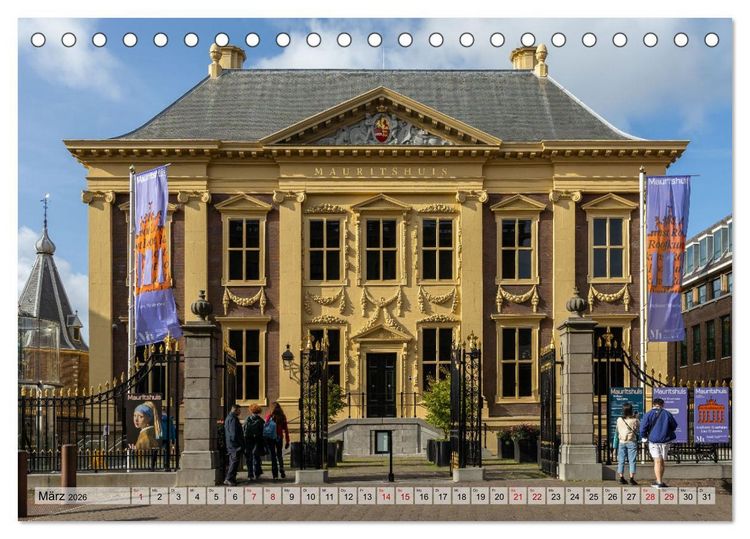 Produktbild: Den Haag - k&ouml;nigliche Stadt am Meer (Tischkalender 2026 DIN A5 quer), CALVENDO Monatskalender