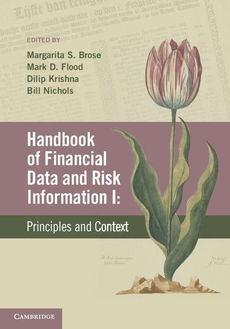 Produktbild: Handbook of Financial Data and Risk Information I