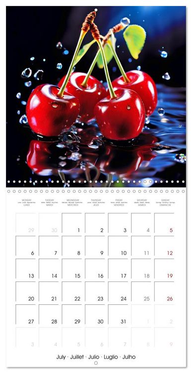 Produktbild: Fruity flavour explosions (Wall Calendar 2026 12 &times; 12 Inch) CALVENDO 12 Month Wall Calendar