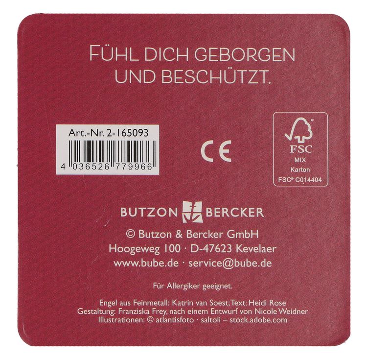 Produktbild: Engelfigur aus Metall - Himmlische Weihnachtszeit