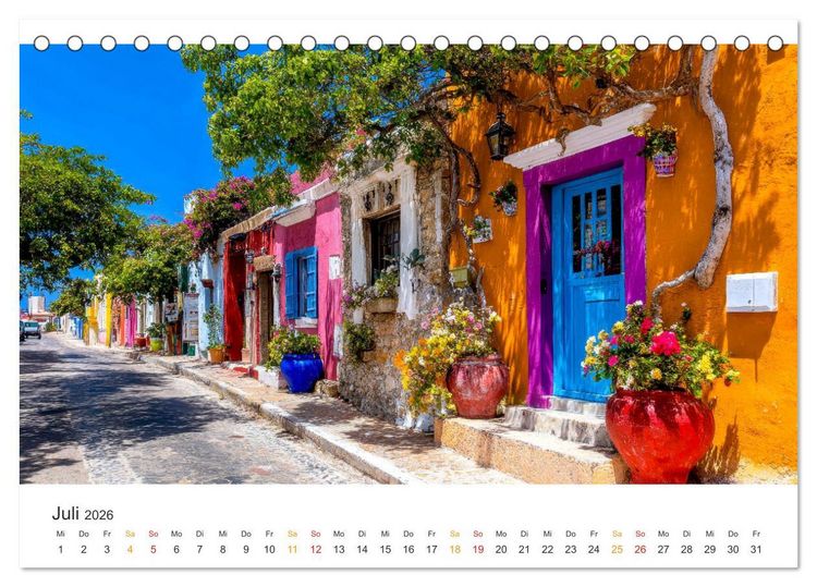 Produktbild: Cura&ccedil;ao - paradiesische Insel in der Karibik (Tischkalender 2026 DIN A5 quer), CALVENDO Monatskalender