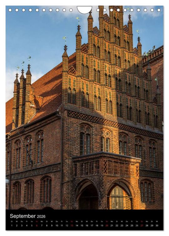 Produktbild: Roter Faden Hannover (Wandkalender 2026 DIN A4 hoch), CALVENDO Monatskalender