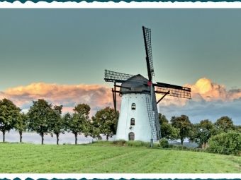 Produktbild: CALVENDO Puzzle Stammen M&uuml;hle in Nettetal-Hinsbeck, 1864, Turmholl&auml;nder | 1000 Teile Lege-Gr&ouml;&szlig;e 64x48cm Foto-Puzzle f&uuml;r gl&uuml;ckliche Stunden
