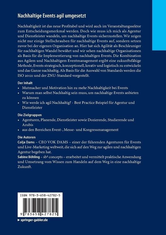 Produktbild: Nachhaltige Events agil umgesetzt