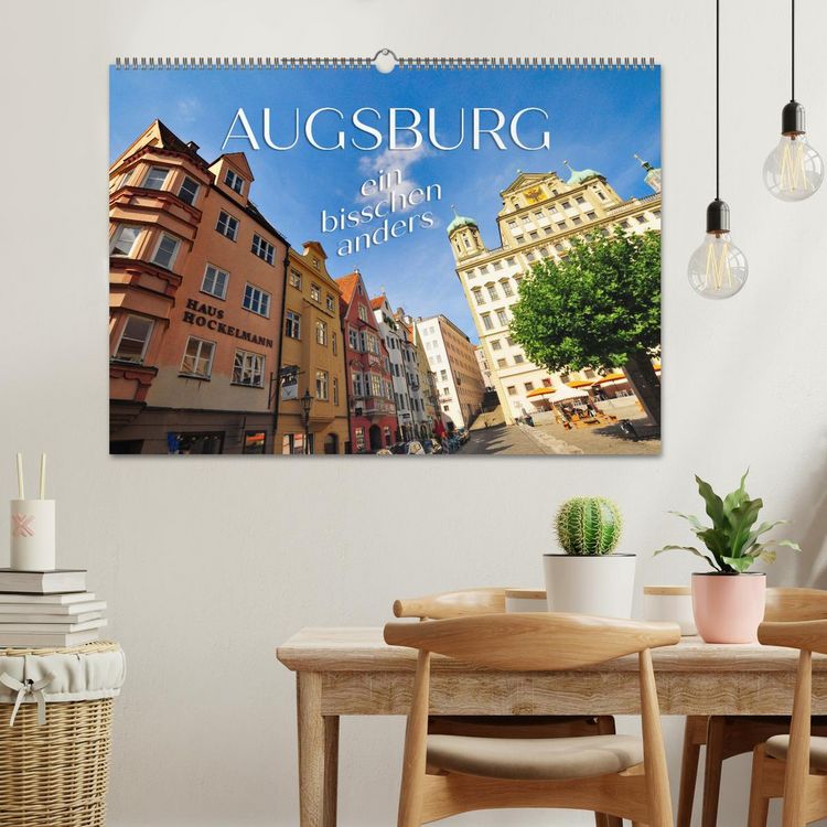 Produktbild: Augsburg &ndash; ein bisschen anders (Wandkalender 2027 DIN A2 quer), CALVENDO Monatskalender