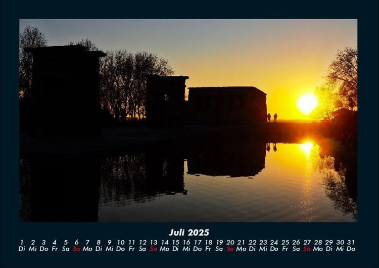 Produktbild: Sonnenuntergang 2025 Fotokalender DIN A4