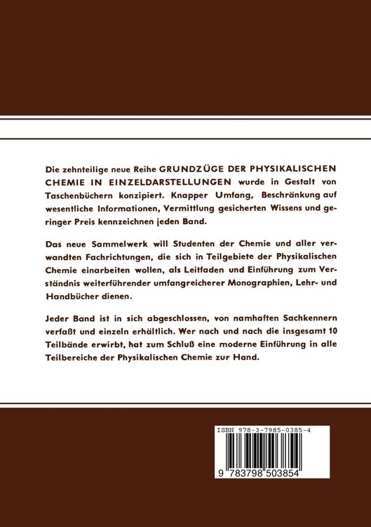 Produktbild: Theorie der chemischen Bindung