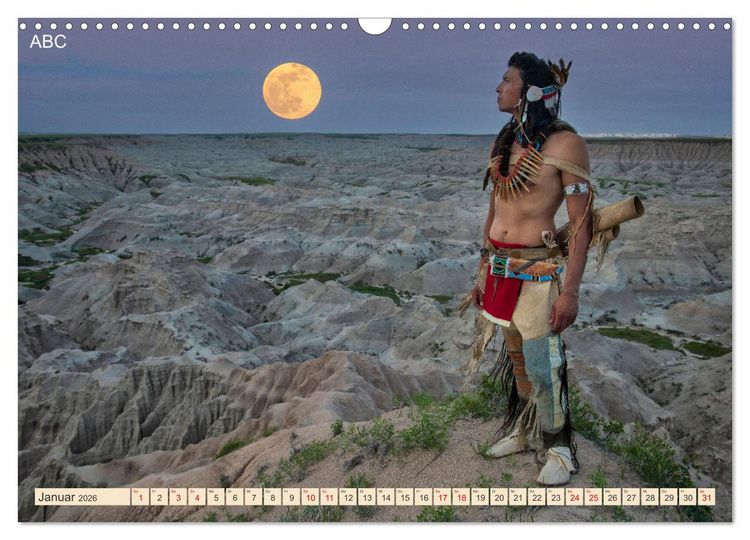 Produktbild: Sioux Im Lande von Sitting Bull (Wandkalender 2026 DIN A3 quer), CALVENDO Monatskalender