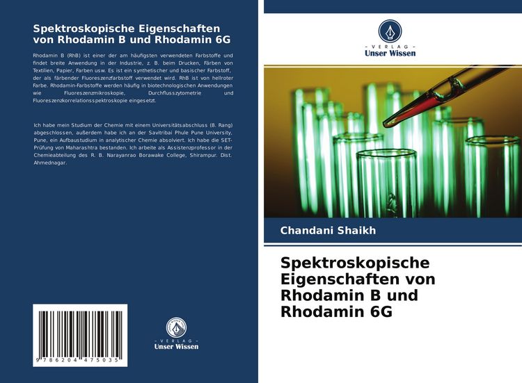 Produktbild: Spektroskopische Eigenschaften von Rhodamin B und Rhodamin 6G