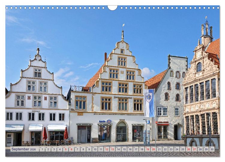 Produktbild: LEMGO - Weserrenaissance und Fachwerkromantik (Wandkalender 2026 DIN A3 quer), CALVENDO Monatskalender