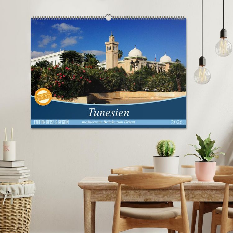 Produktbild: Tunesien - mediterrane Br&uuml;cke zum Orient (Wandkalender 2026 DIN A2 quer), CALVENDO Monatskalender