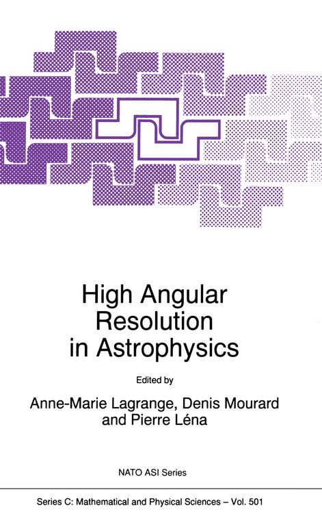 Produktbild: High Angular Resolution in Astrophysics
