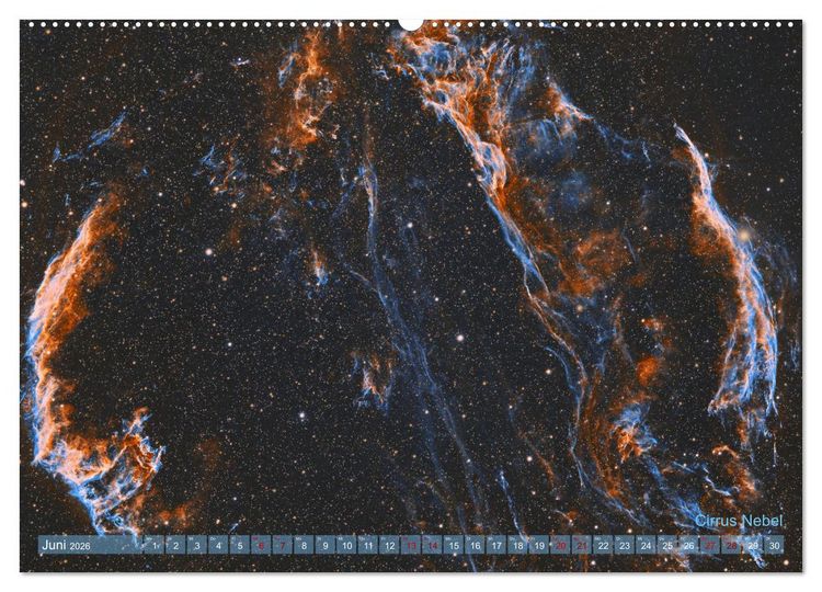 Produktbild: Deep Sky Kalender (Wandkalender 2026 DIN A2 quer), CALVENDO Monatskalender
