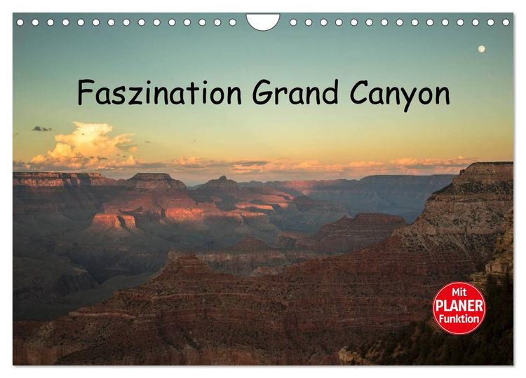 Produktbild: Faszination Grand Canyon (Wandkalender 2026 DIN A4 quer), CALVENDO Monatskalender