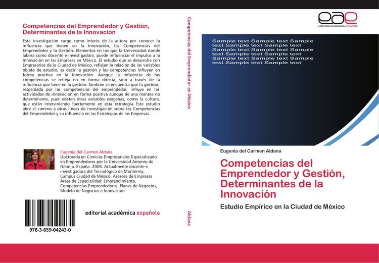 Produktbild: Competencias del Emprendedor y Gesti&oacute;n, Determinantes de la Innovaci&oacute;n
