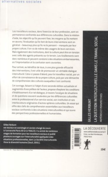 Produktbild: La question interculturelle dans le travail social