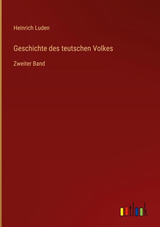 Produktbild: Geschichte des teutschen Volkes