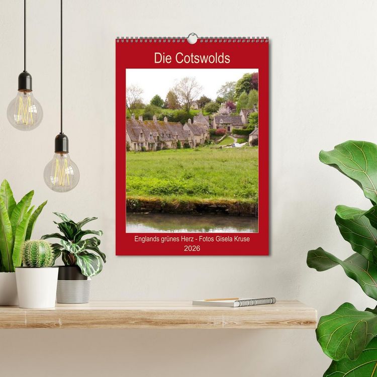 Produktbild: Die Cotswolds Englands gr&uuml;nes Herz (Wandkalender 2026 DIN A3 hoch), CALVENDO Monatskalender