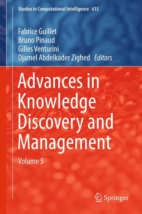 Produktbild: Advances in Knowledge Discovery and Management