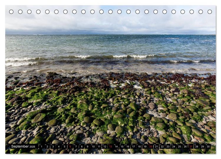 Produktbild: Blick aufs ruhige Meer (Tischkalender 2026 DIN A5 quer), CALVENDO Monatskalender