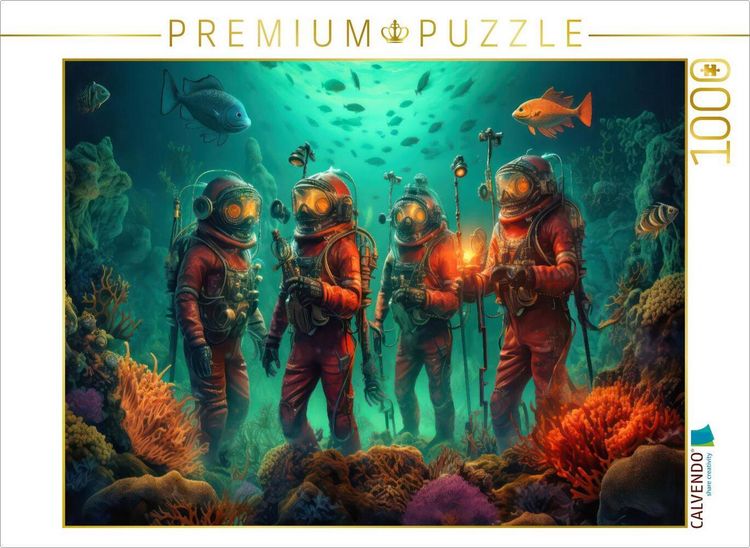 Produktbild: CALVENDO Puzzle Unterwasserausflug | 1000 Teile Lege-Gr&ouml;&szlig;e 64x48cm Foto-Puzzle f&uuml;r gl&uuml;ckliche Stunden