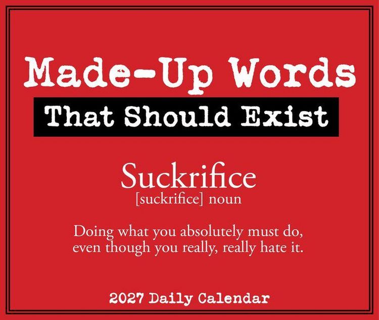 Produktbild: Made-Up Words That Should Exist 2027 5.4 X 6.2 Box Calendar