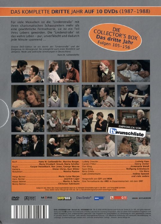 Produktbild: Lindenstra&szlig;e - Collector's Box 3/Folgen 105-156 [10 DVDs]