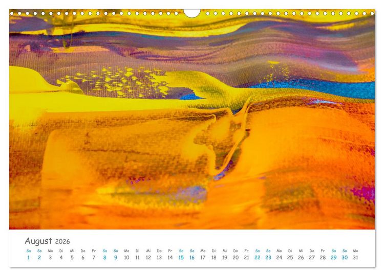 Produktbild: Colorpop - Joyful, abstract. multicolored (Wandkalender 2026 DIN A3 quer), CALVENDO Monatskalender