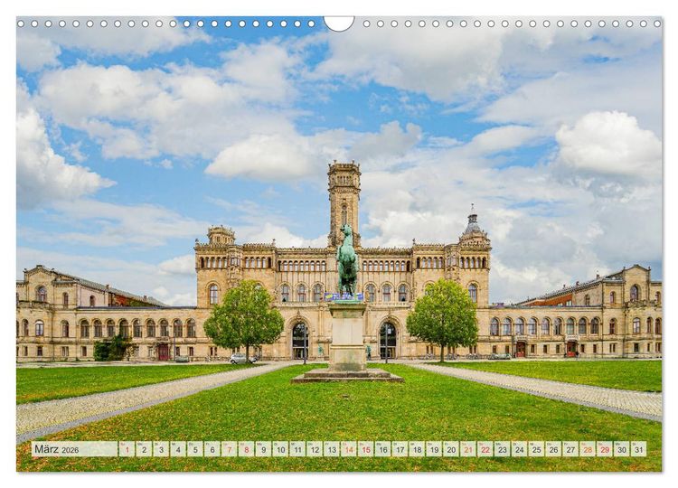 Produktbild: Hannover Stadtansichten (Wandkalender 2026 DIN A3 quer), CALVENDO Monatskalender