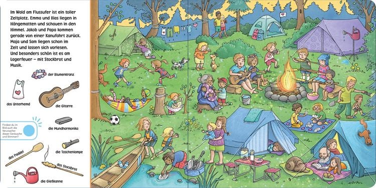 Produktbild: Hör mal (Soundbuch): Wimmelbuch: Am Wasser