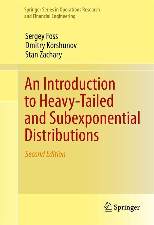 Produktbild: An Introduction to Heavy-Tailed and Subexponential Distributions