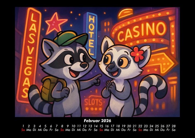 Produktbild: Rocco & Lulu - Reise durch die USA 2026 Fotokalender DIN A3