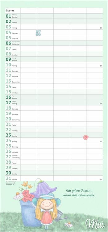 Produktbild: times&more Zauberwesen Familienplaner 2027