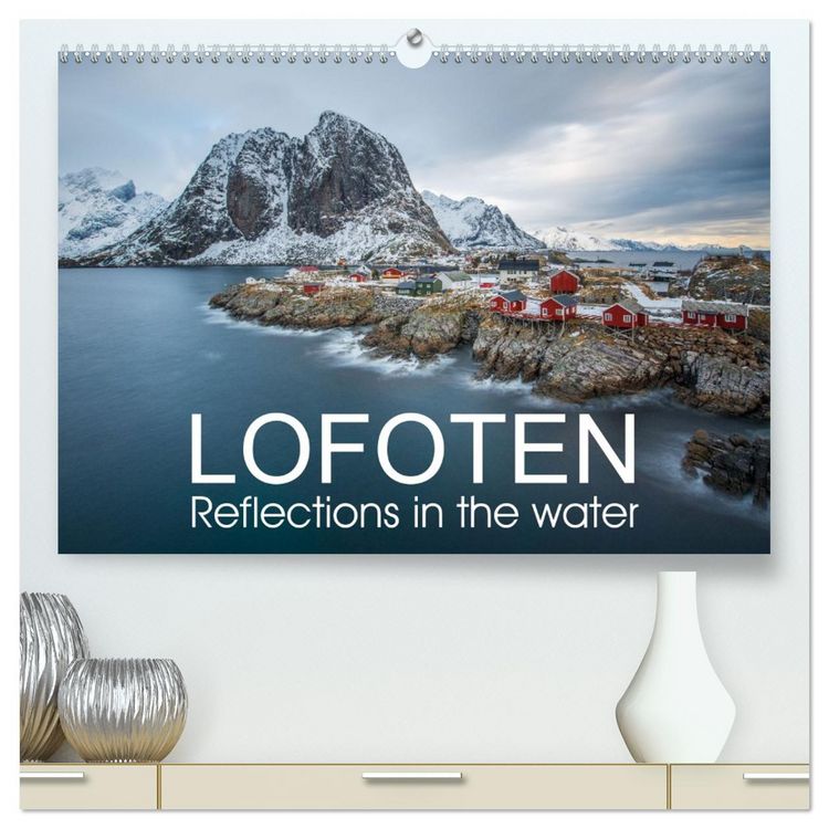 Produktbild: Lofoten Reflections in the water (High Quality Premium Wall Calendar 2026 DIN A2 landscape),CALVENDO 12 Month Wall Calendar