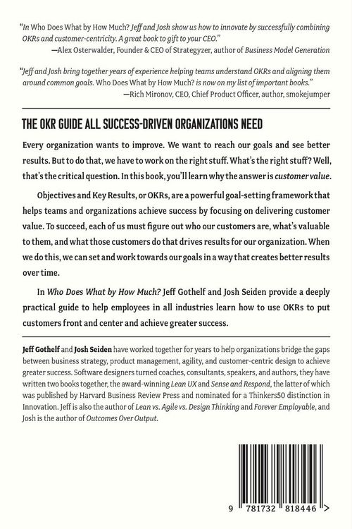Produktbild: Who Does What By How Much?