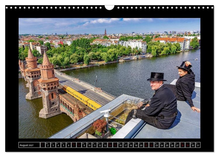 Produktbild: Schornsteinfeger &uuml;ber Berlin 2027 (Wandkalender 2027 DIN A3 quer), CALVENDO Monatskalender