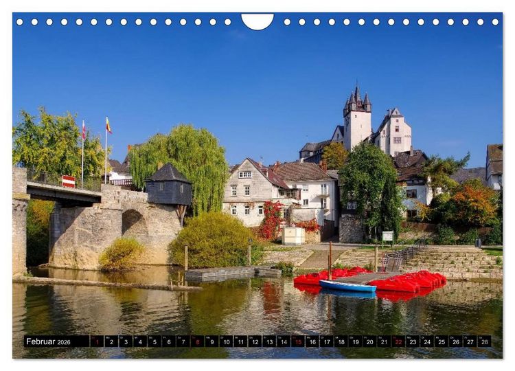 Produktbild: Die Lahn - Zauberhafte Orte rund um Limburg (Wandkalender 2026 DIN A4 quer), CALVENDO Monatskalender