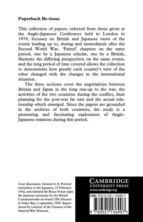 Produktbild: Anglo-Japanese Alienation 1919 1952