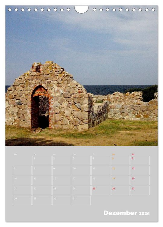 Produktbild: Bornholm - Die Sonneninsel D&auml;nemarks (Wandkalender 2026 DIN A4 hoch), CALVENDO Monatskalender