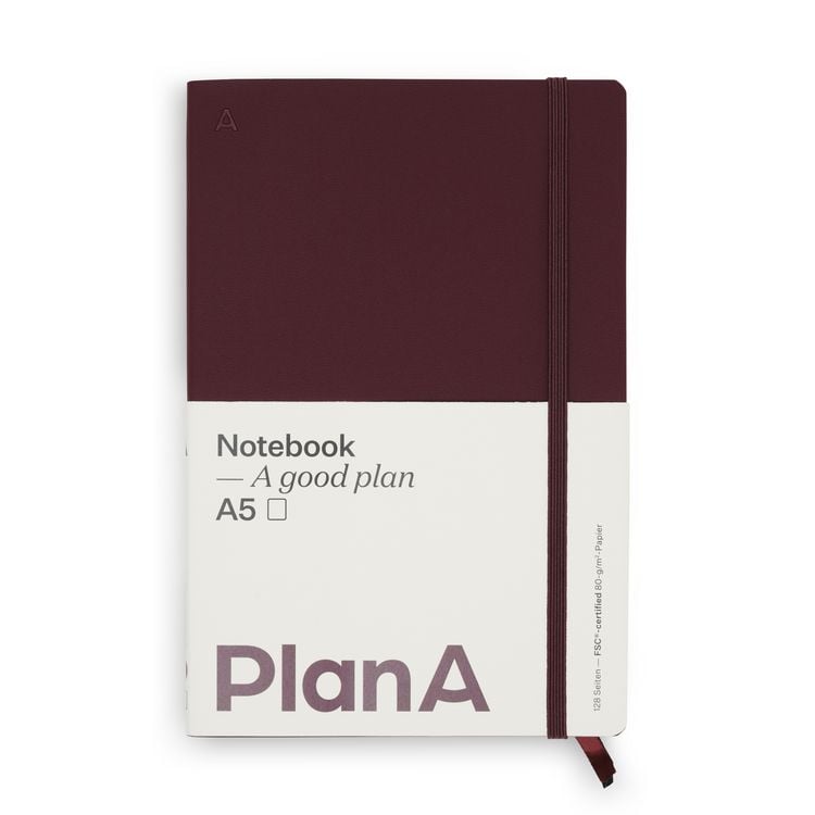 Produktbild: Notizbuch A5 Softcover Cozy Fig Blanko, 128 Seiten