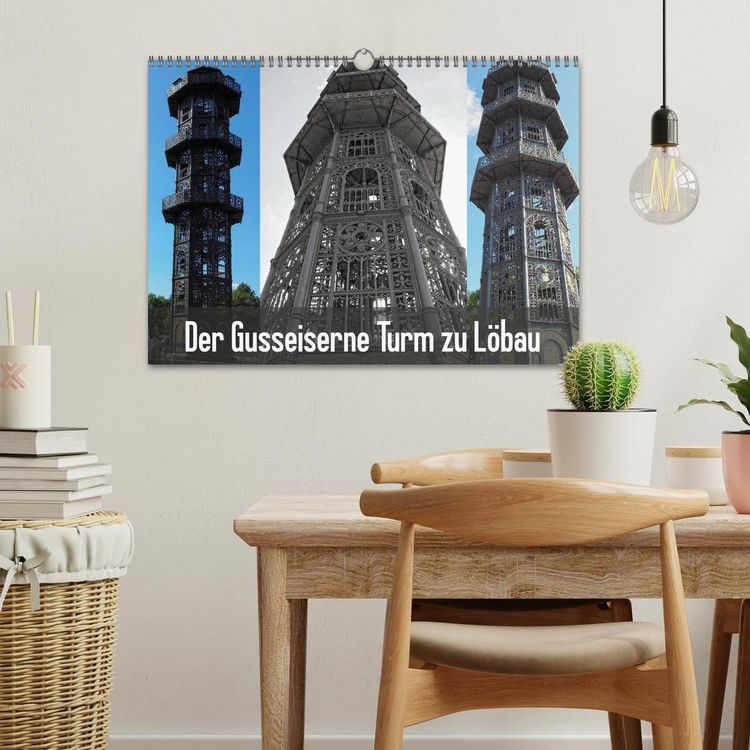 Produktbild: Der Gusseiserne Turm zu L&ouml;bau (Wandkalender 2026 DIN A3 quer), CALVENDO Monatskalender