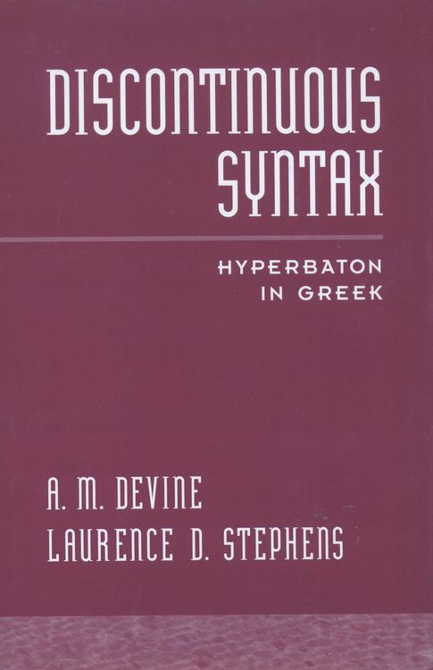 Produktbild: Discontinuous Syntax