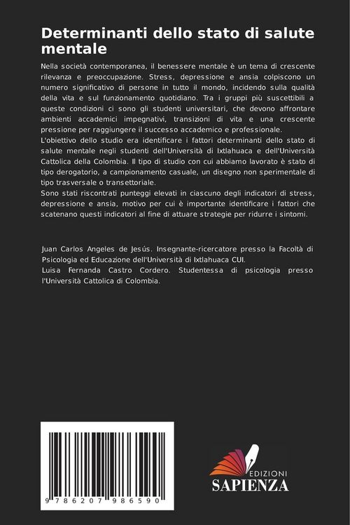 Produktbild: Determinanti dello stato di salute mentale