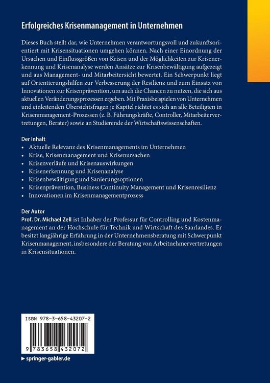 Produktbild: Erfolgreiches Krisenmanagement in Unternehmen