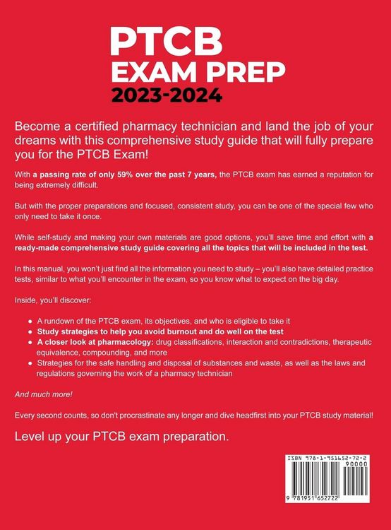 Produktbild: PTCB Exam Prep 2023-2024